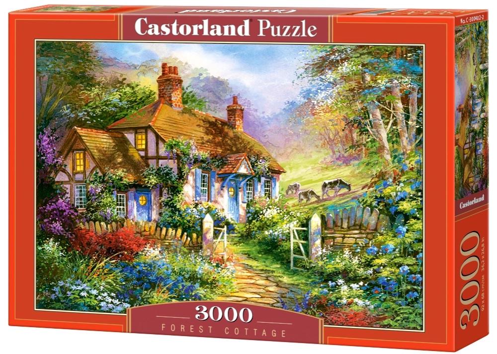 Пазл Castorland Лесной коттедж 3000 дет. Пазл Castorland Лесной коттедж 3000 дет.