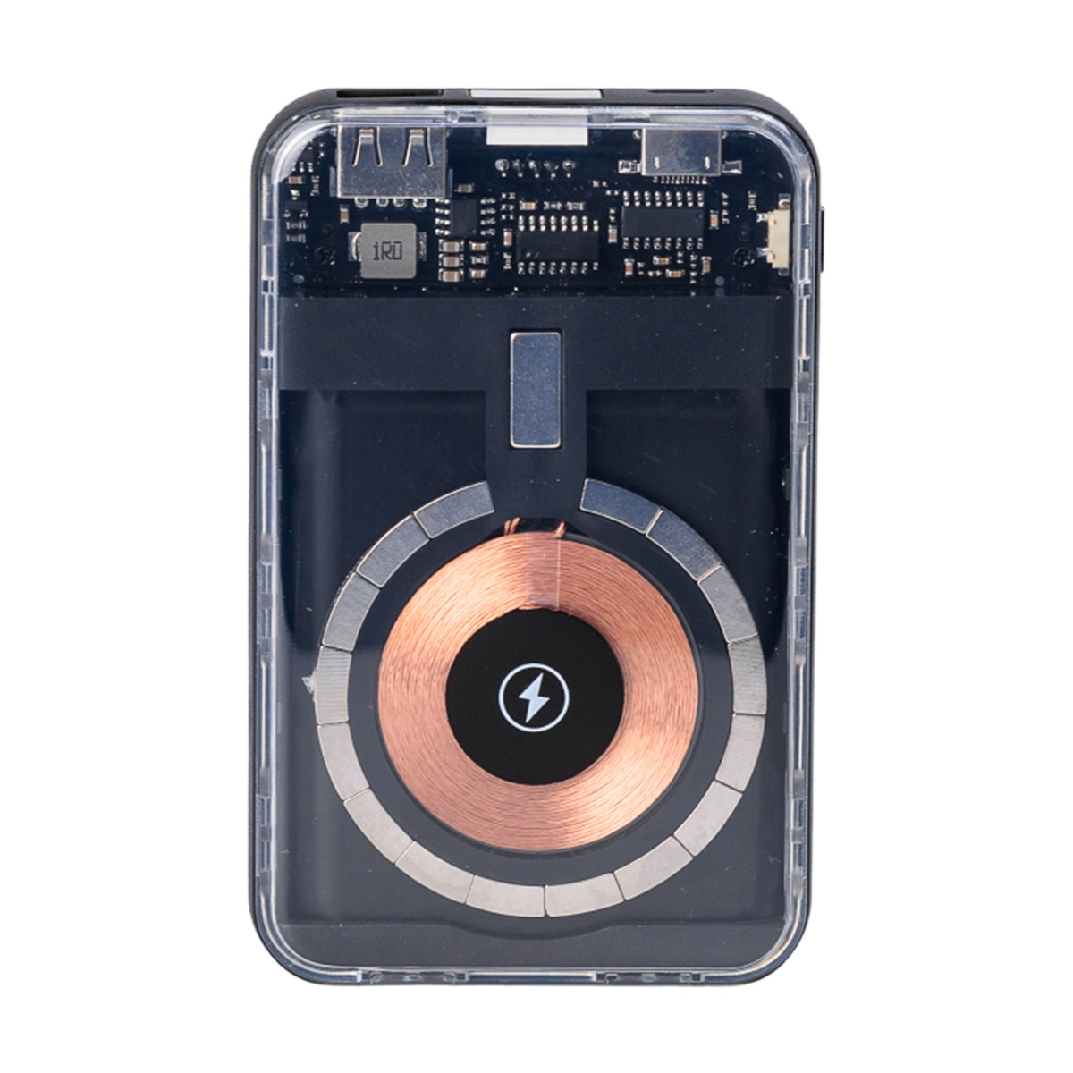 Повербанк Smart X Qi Lightning/Type-C/USB-A 15W 10000 mAh Чорний (b-X104)