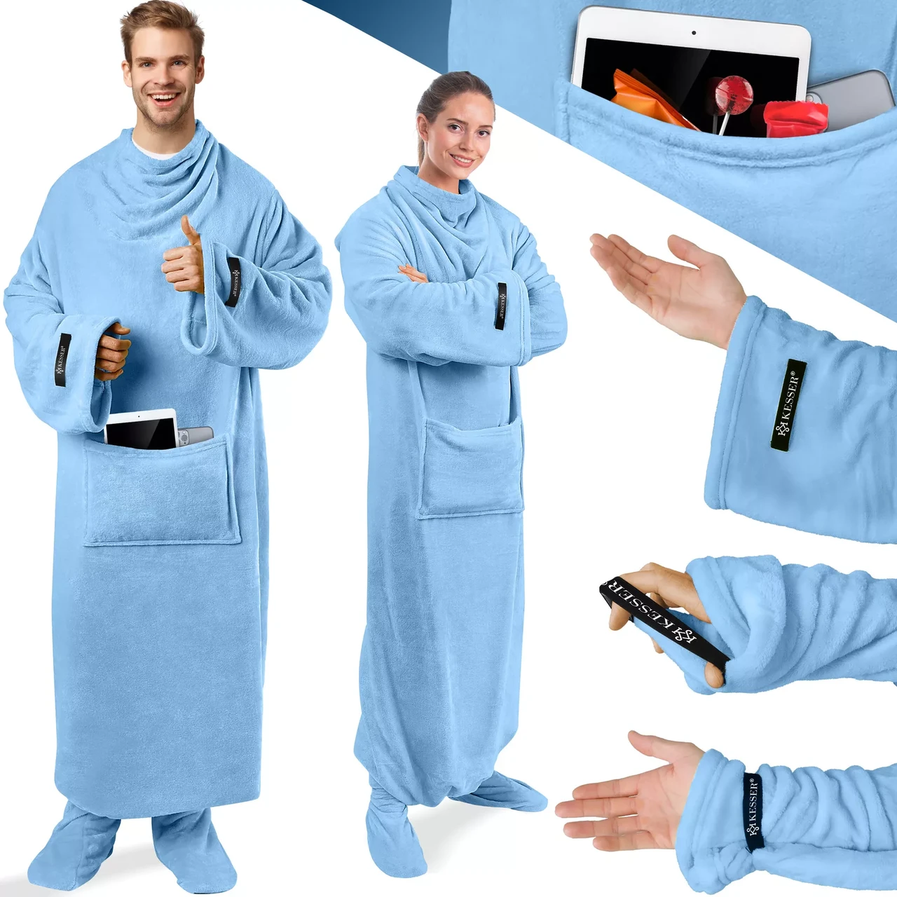 Ковдра-плед KESSER 200x140 см (225262457139bl-200x140) - фото 2 Ковдра-плед KESSER 200x140 см (225262457139bl-200x140) - фото 2