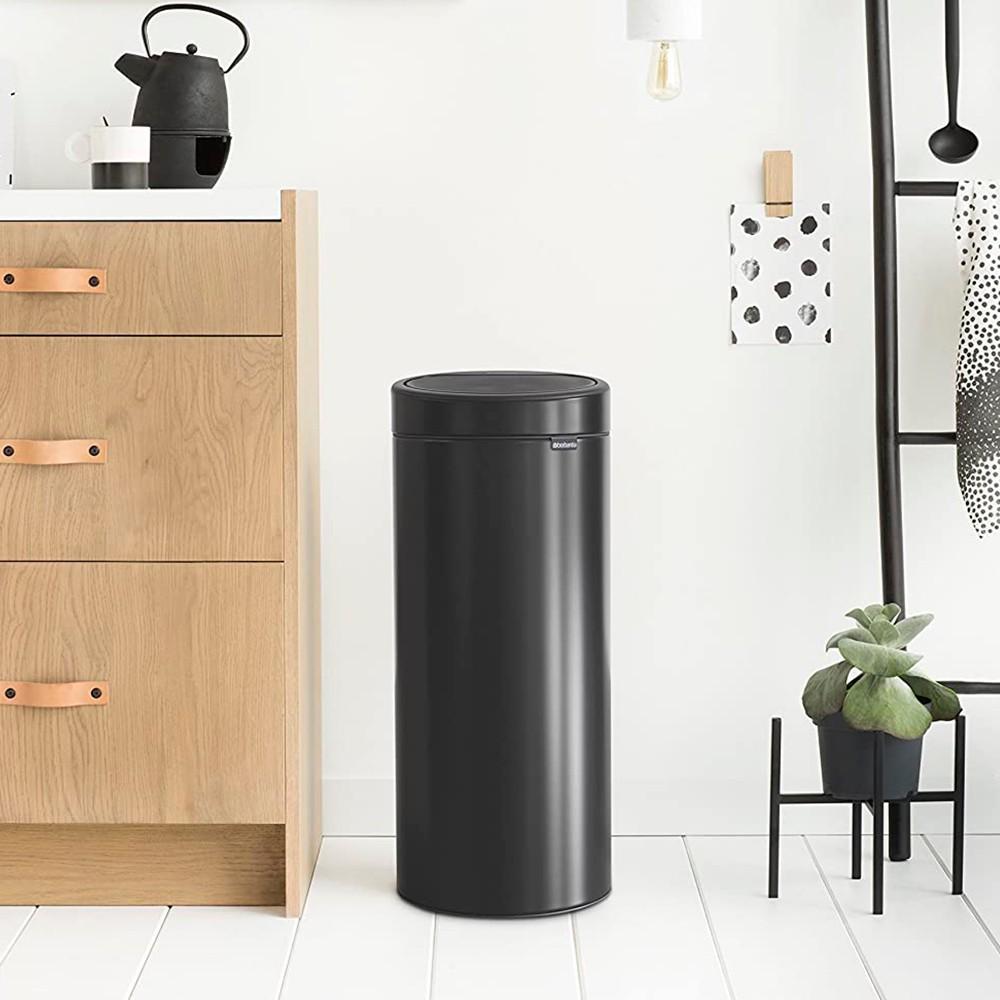 Бак для сміття Brabantia Touch Bin 30 л Чорний (115301) - фото 4