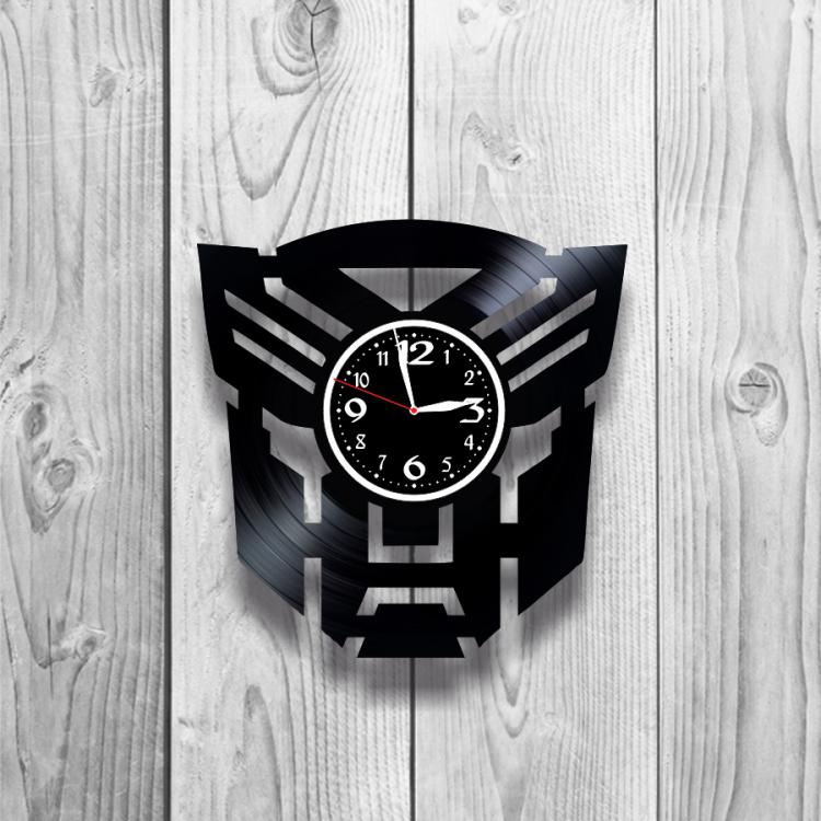 Годинник настінний Робот 0031 з вінилової платівки