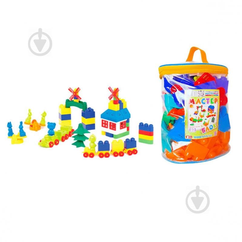 Конструктор Мастер-Блок 93 детали Колорпласт (1-027)