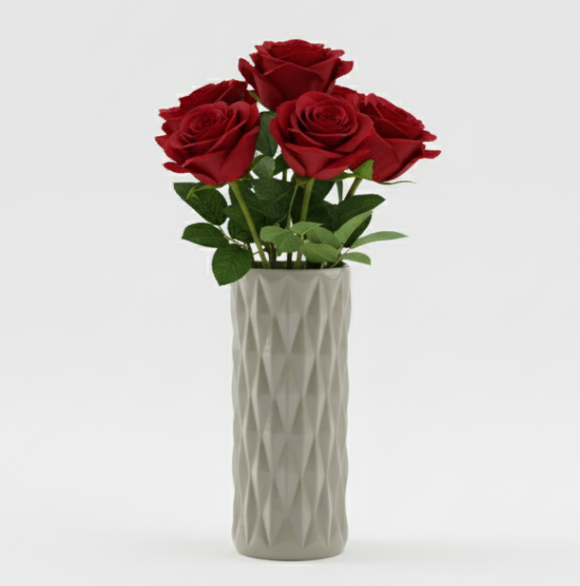 Ваза Nana ceramics Кашемир 20 см (9017) Ваза Nana ceramics Кашемир 20 см (9017)