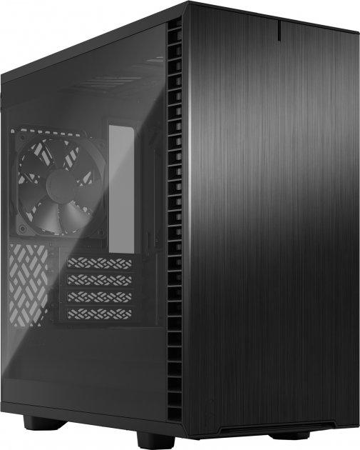 Корпус для пк mATX Fractal Design Define 7 Mini-Black TG без блоку живлення/бічне вікно Чорний (561424) - фото 1