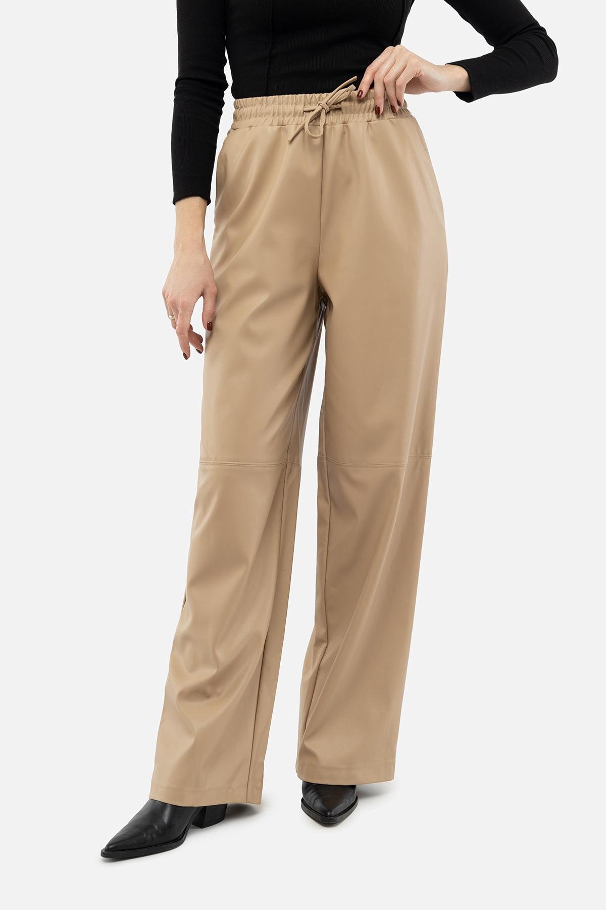 Брюки женские ЦБ-00241717 р. 40 Бежевый (SKT000962526)