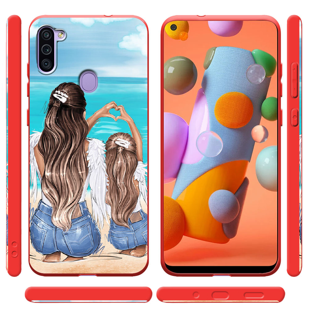 Чехол Boxface Samsung A115 Galaxy A11 Family Vacation Красный силикон (39628-up2380-40327) - фото 2