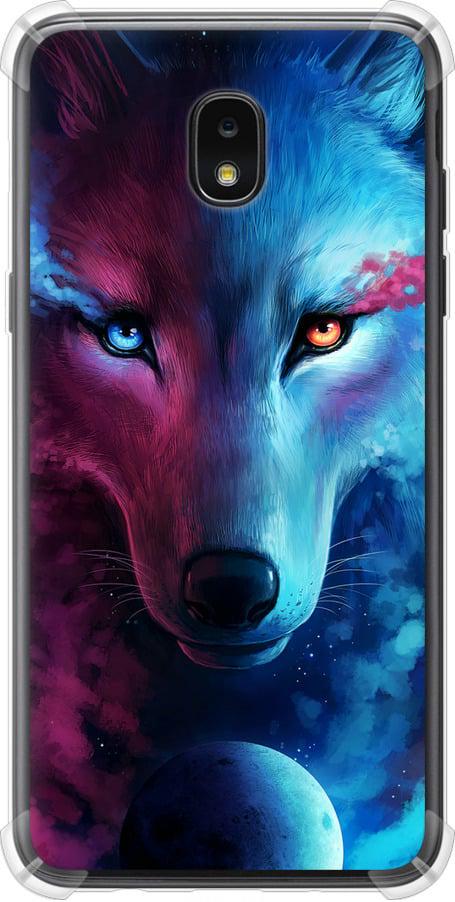 Чехол на Samsung Galaxy J7 2018 Арт-волк (3999sp-1502-42517)