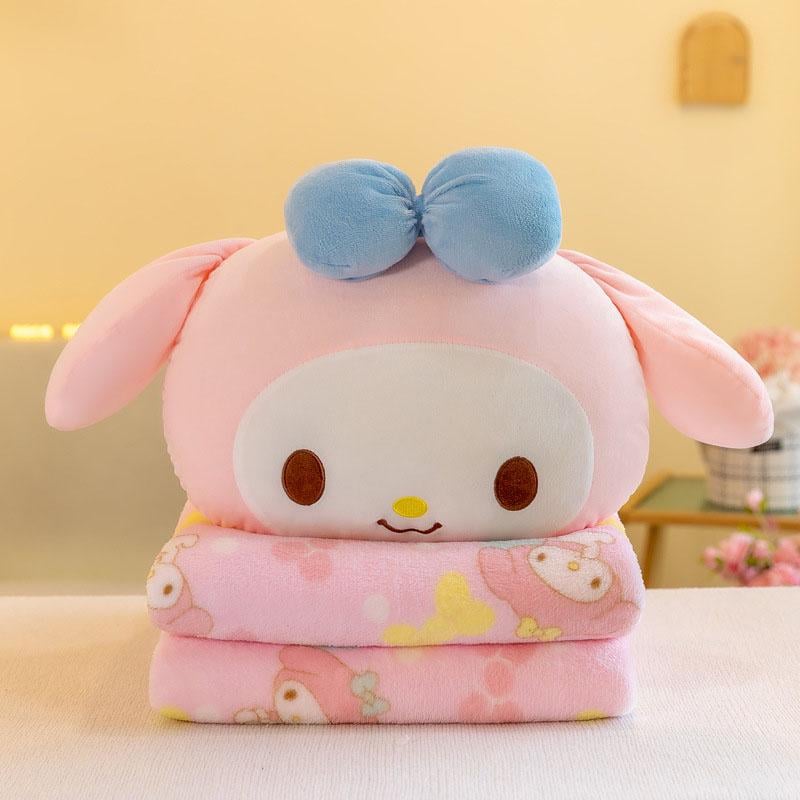 М'яка іграшка-подушка з пледом 3в1 My Melody M 18280 38 см/плед 170х110 см Рожевий (38490354) М'яка іграшка-подушка з пледом 3в1 My Melody M 18280 38 см/плед 170х110 см Рожевий (38490354)