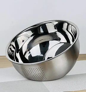 Миска-друшляк 26x12,8 см 4,5 л (C01690) - фото 3