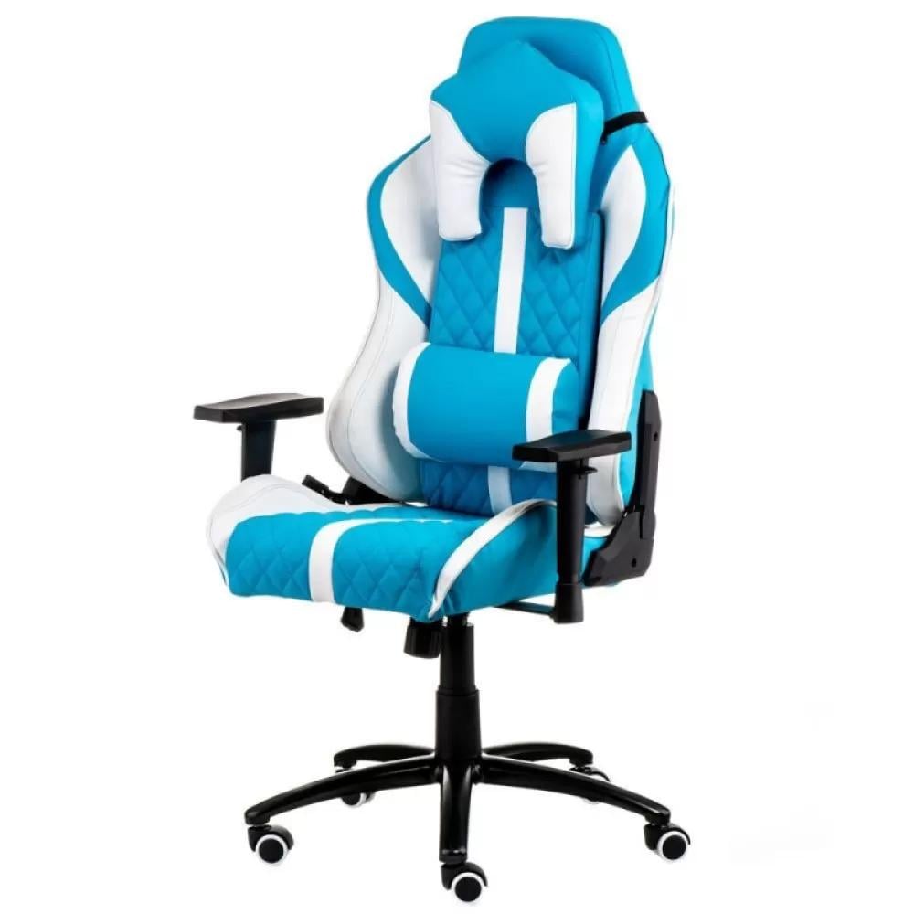 Кресло геймерское Extremerace Light blue/White (800934)