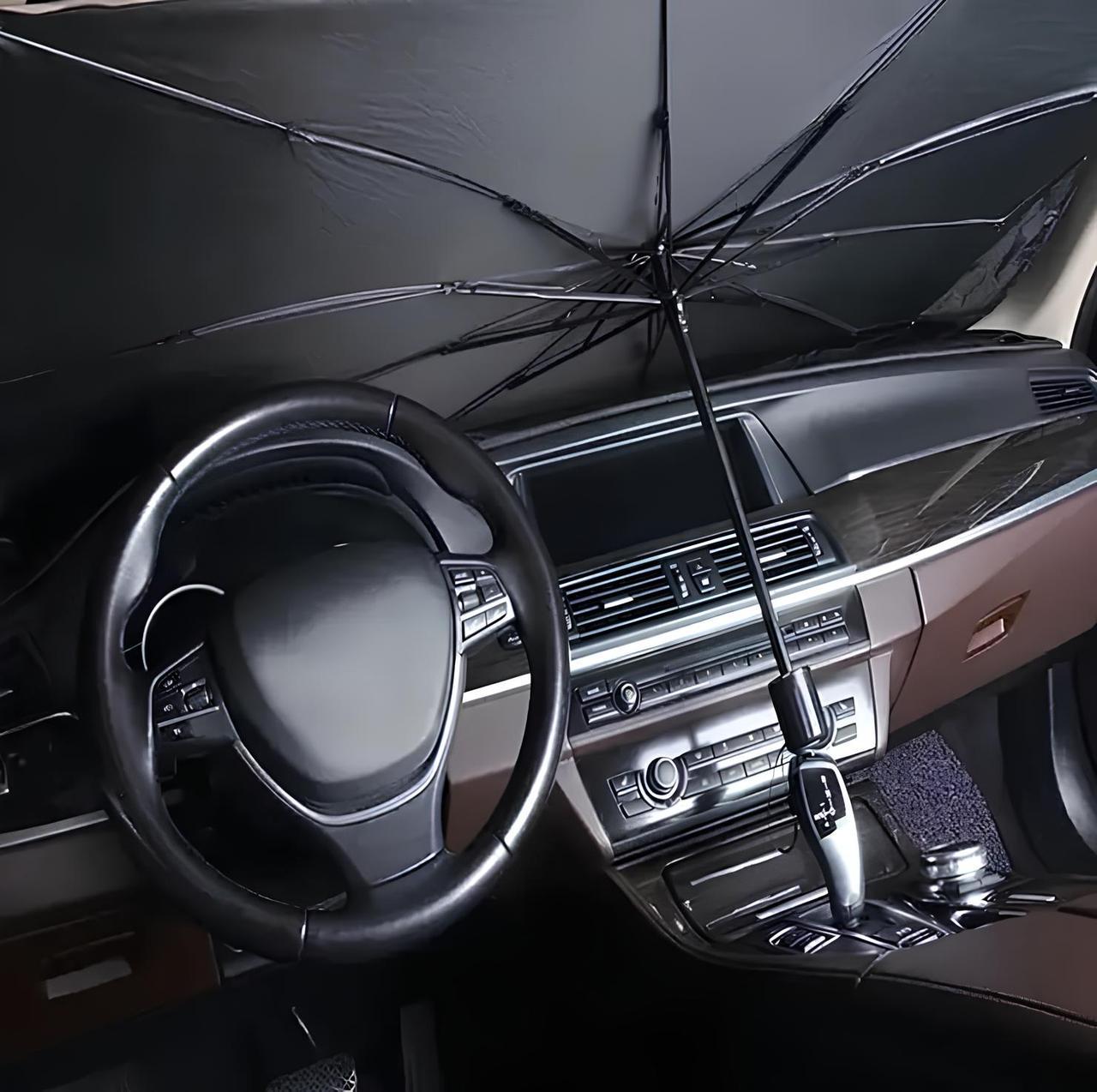 Парасолька сонцезахисна для лобового скла автомобіля в чохлі (2665213667) - фото 3 Парасолька сонцезахисна для лобового скла автомобіля в чохлі (2665213667) - фото 3
