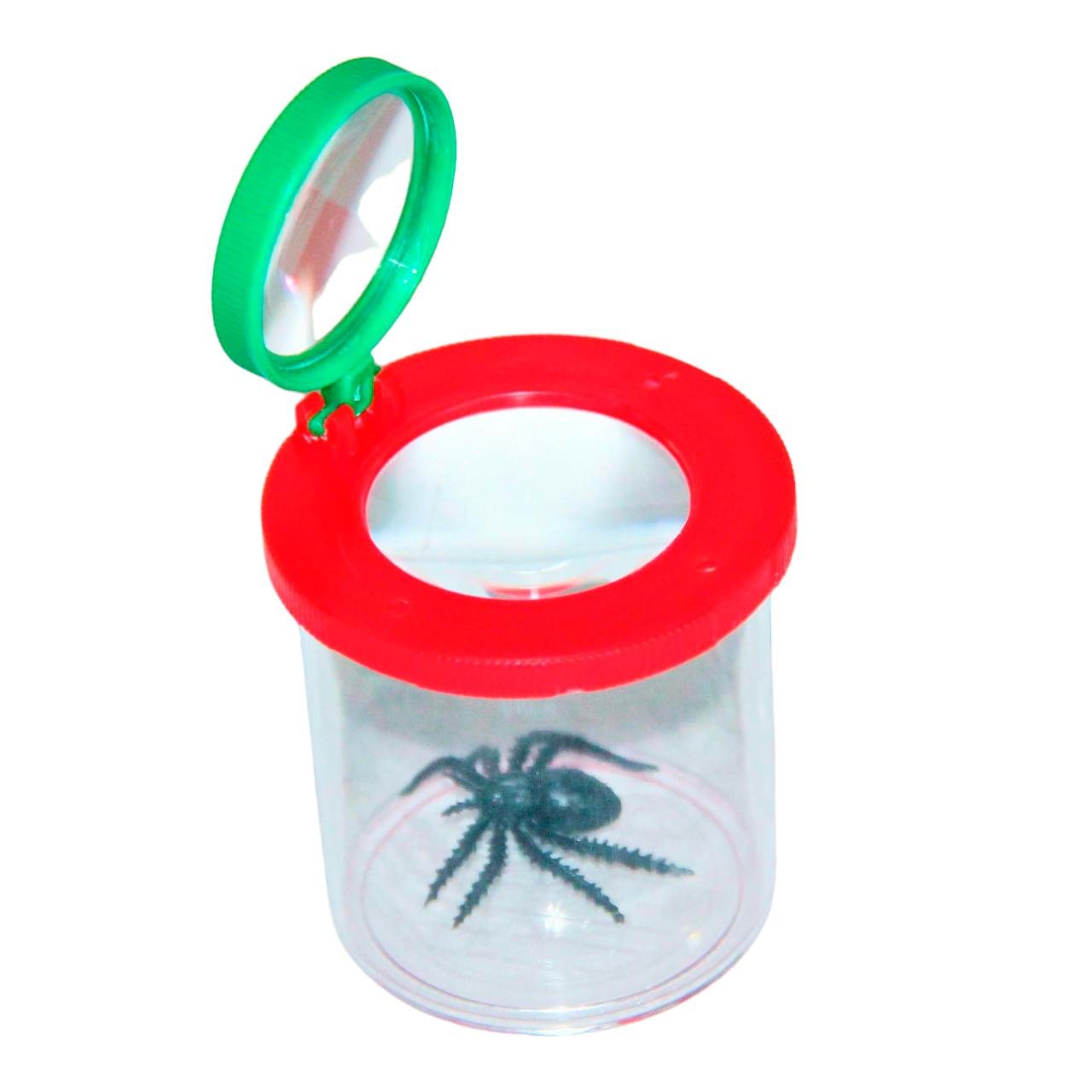 Банка-лупа зі збільшувальним склом Руді пластикова 11х5х5 см (Д683у)