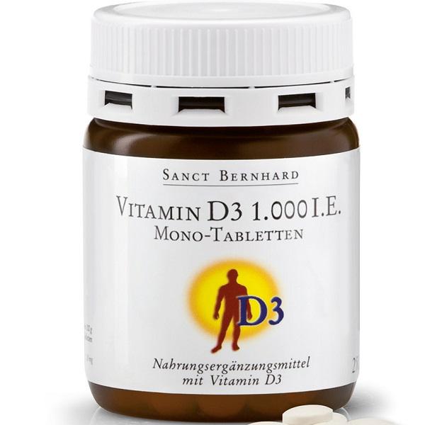 Витамин D Sanct Bernhard Vitamin D3 1000 МЕ 25 мкг 250 табл. (000020562)