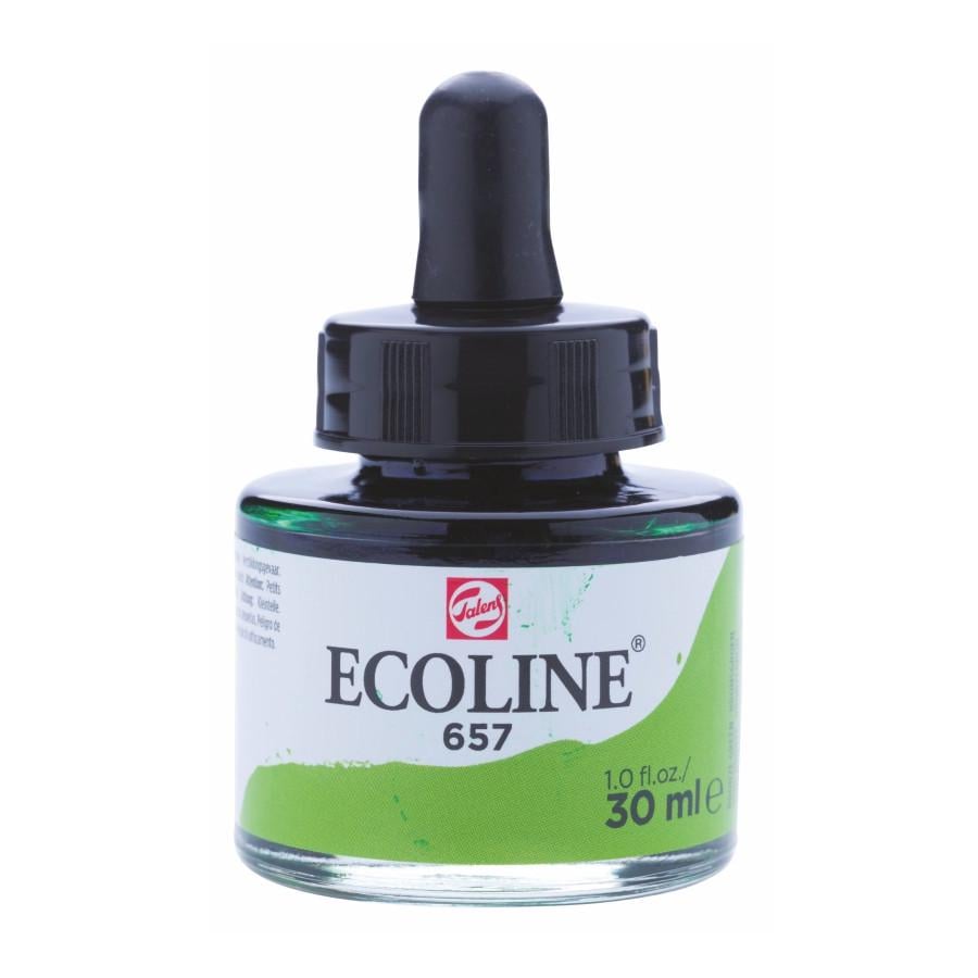 Краска акварельная жидкый Rosa Ecoline 30 мл 3 шт. 657 Зеленый бронзовый (8712079407315 11256571)