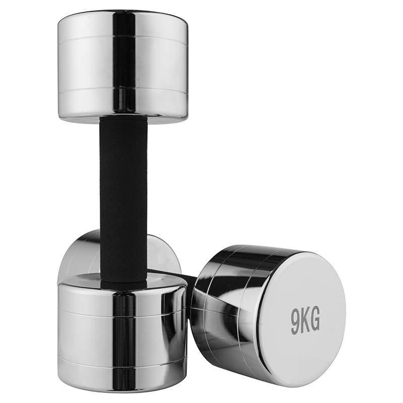 Гантель 9 кг 1 шт. Хром (80034C-9) - фото 2 Гантель 9 кг 1 шт. Хром (80034C-9) - фото 2