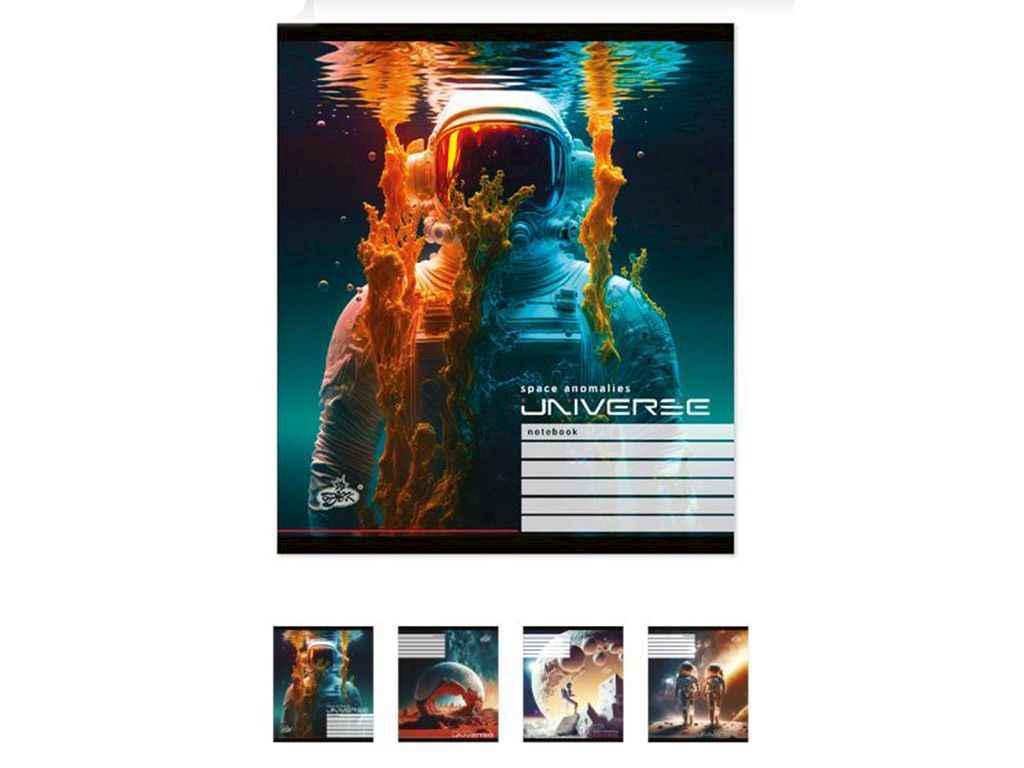 Тетрадь в линию Бріск 96 л. 10 шт. ТВ-17 №2397 Космические аномалии (965552)