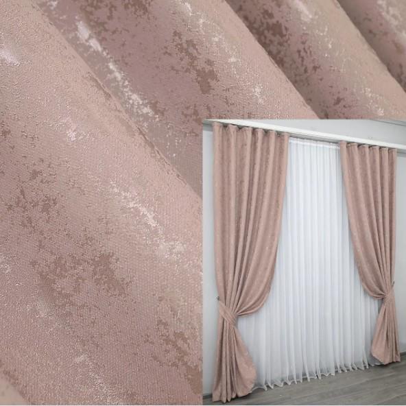 Тканина для штор льон Пудровий (1174ш) - фото 5 Тканина для штор льон Пудровий (1174ш) - фото 5