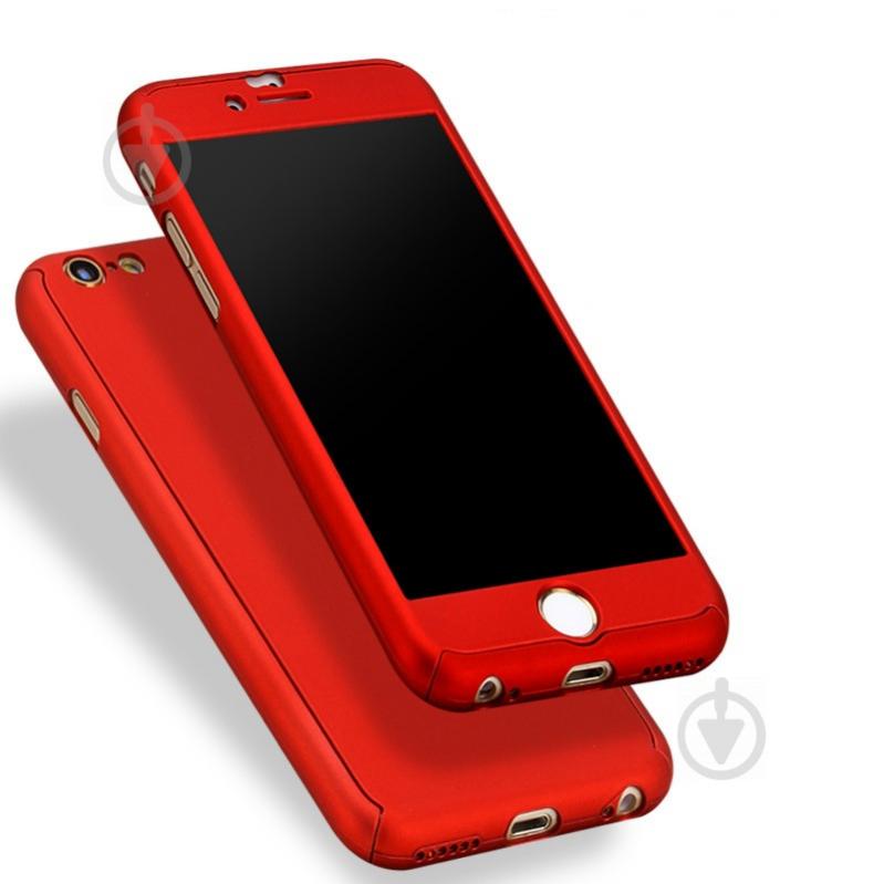 Чехол MakeF + стекло на iPhone 7 plus/8 plus Red (HbP050416) - фото 5