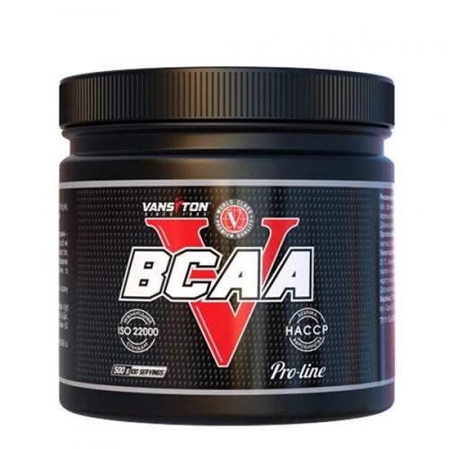 Аминокислота BCAA для спорта Vansiton BCAA 500 г 100 порций Unflavored