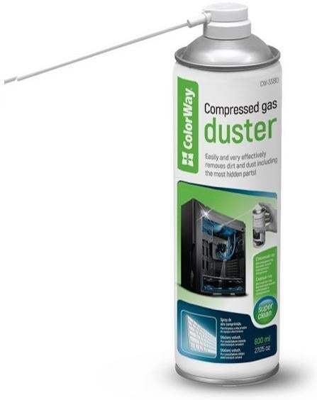 Сжатый воздух для чистки ноутбука Colorway CW-3380 800 мл (CW-3380)