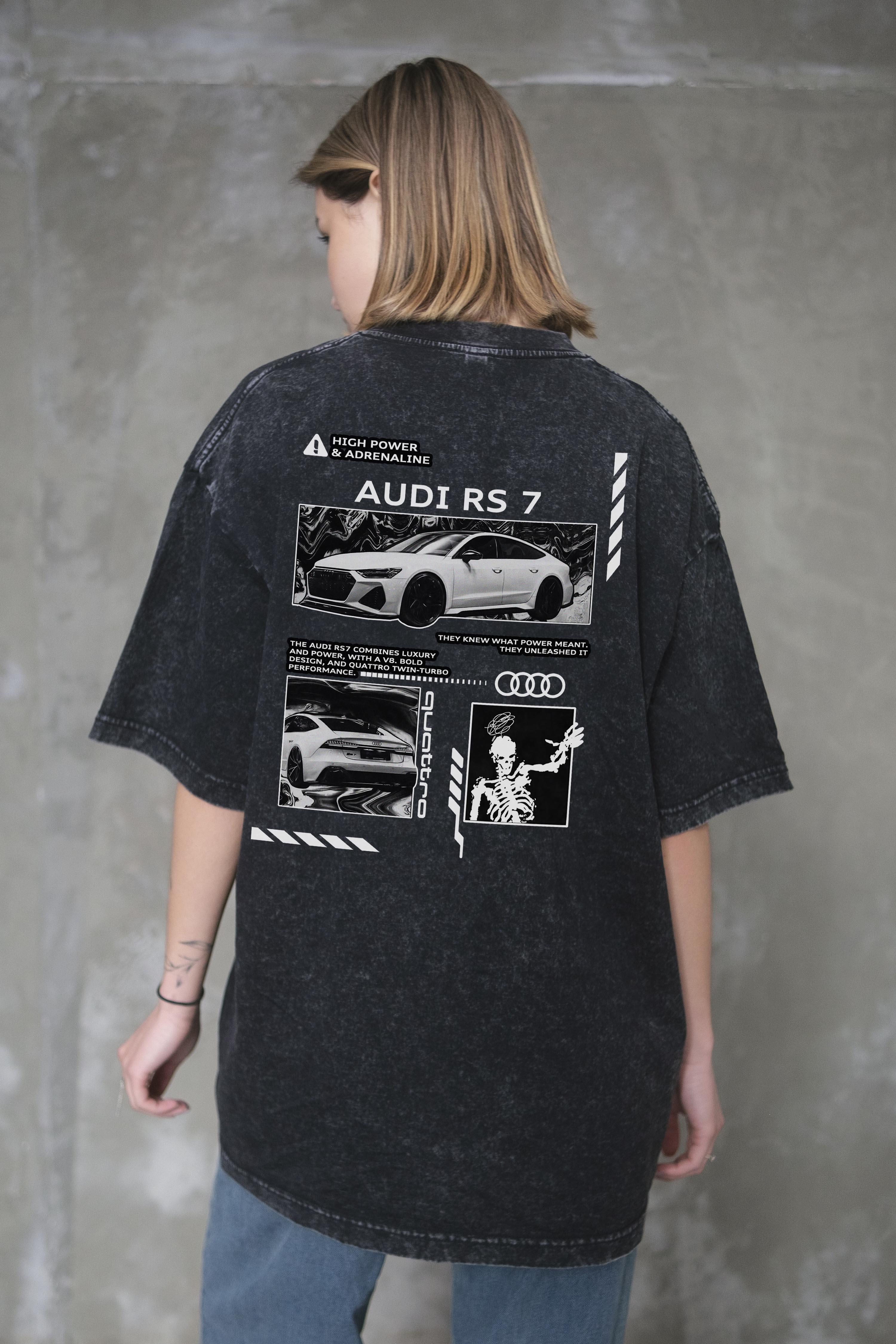 Футболка оверсайз Without Washed Audi RS7 S/M Black (S/M8056316 8056317) - фото 5 Футболка оверсайз Without Washed Audi RS7 S/M Black (S/M8056316 8056317) - фото 5
