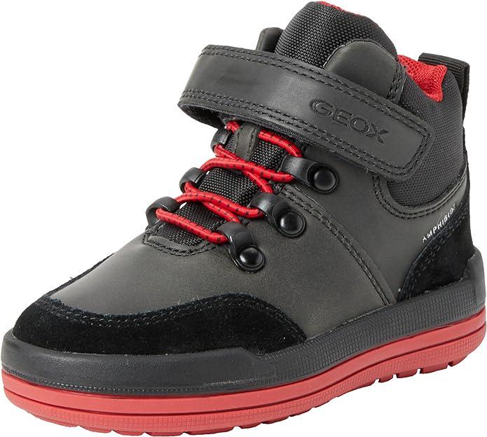 Черевики демі Geox Charz шкіряні р. 33 Black/Red (27229790)