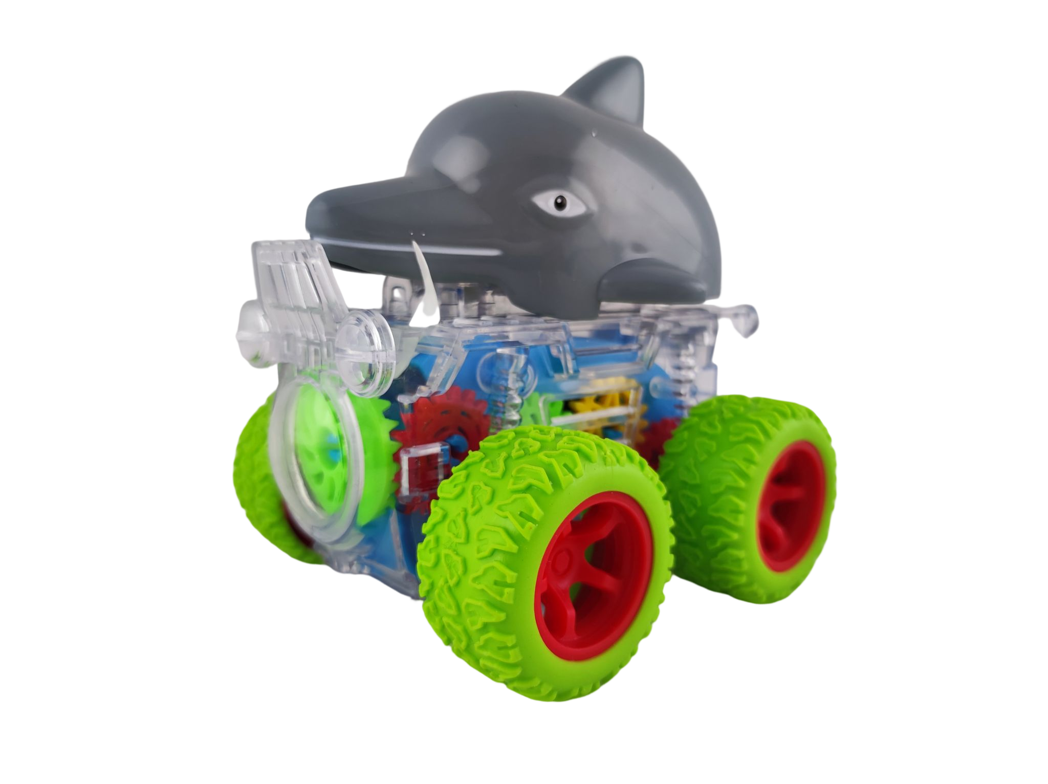 Машинка-перевертач зі світловим ефектом ToyCloud 46789W Акула (136233)