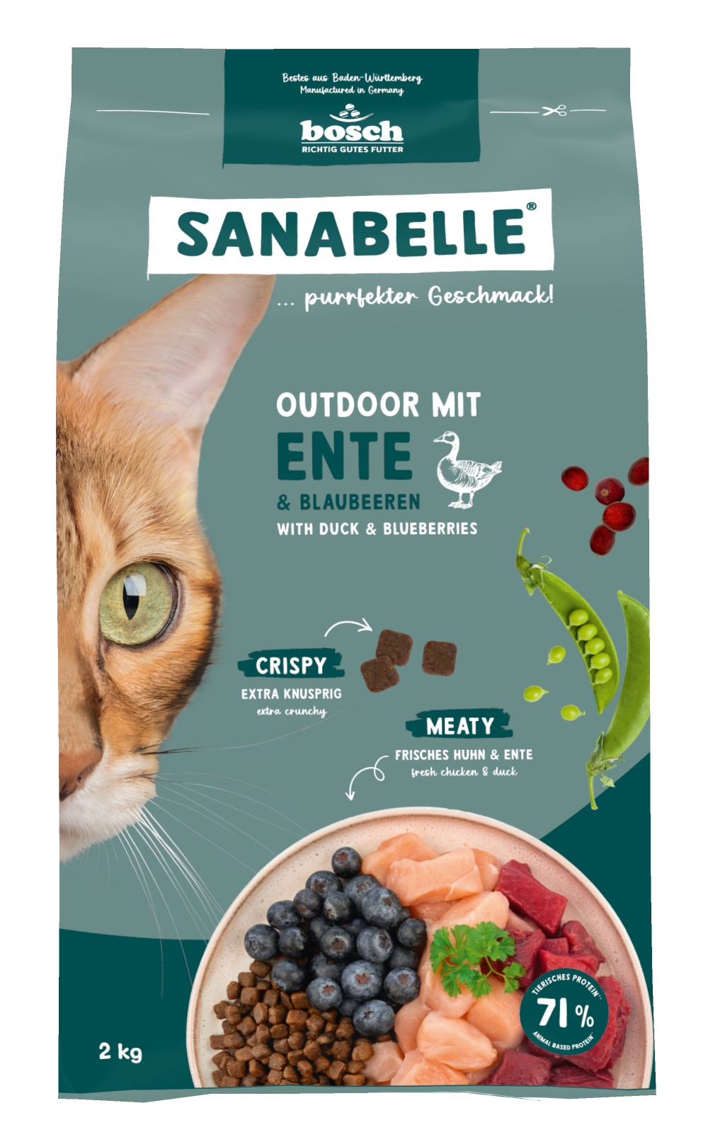 Сухой корм для котов Bosch Sanabelle Outdoor 2 кг