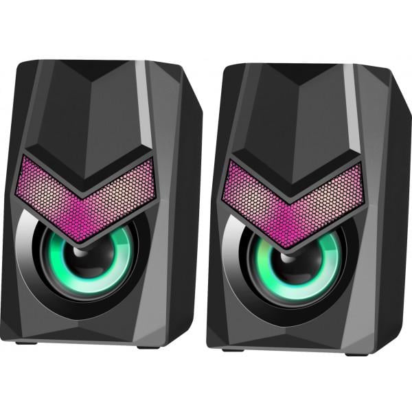 Колонки для ПК Defender Solar 1 2.0 6 Вт RGB USB 65401 (564027) Колонки для ПК Defender Solar 1 2.0 6 Вт RGB USB 65401 (564027)
