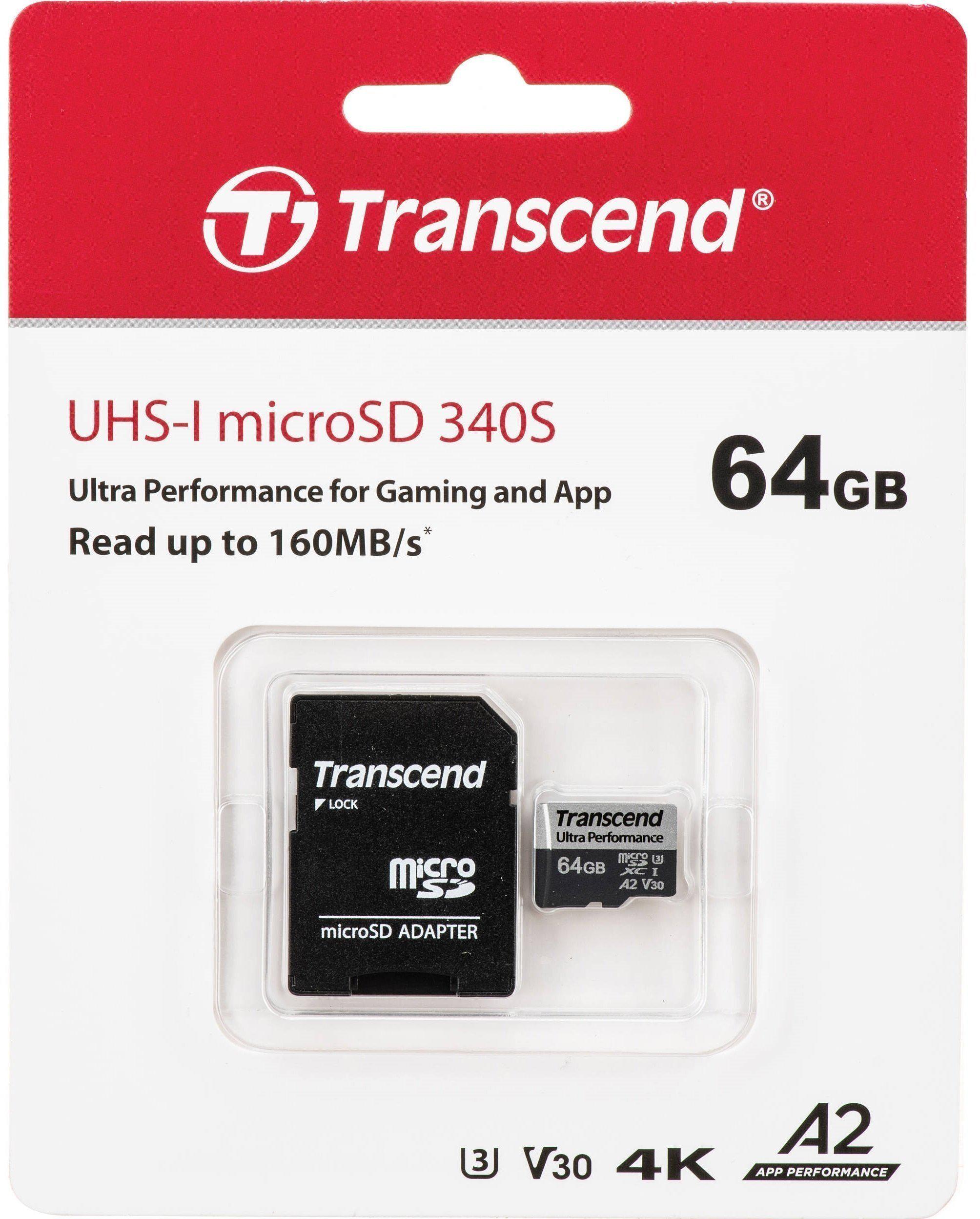 Карта пам'яті Transcend microSD 700S C10 UHS-I R100/W40MB/s UHS-I U1 64 Gb (TS64GUSD340S)