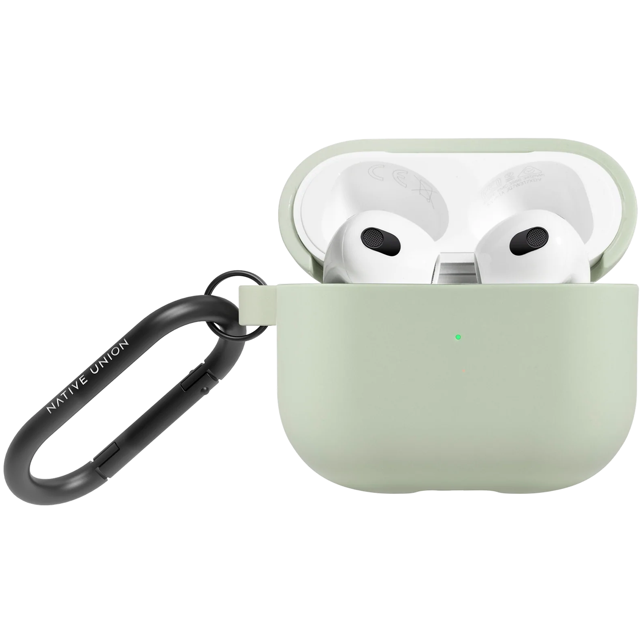 Силіконовий чохол для навушників Native Union Roam Case for Airpods 3rd Gen, Sage (APCSE-ROAM-GRN) - фото 2