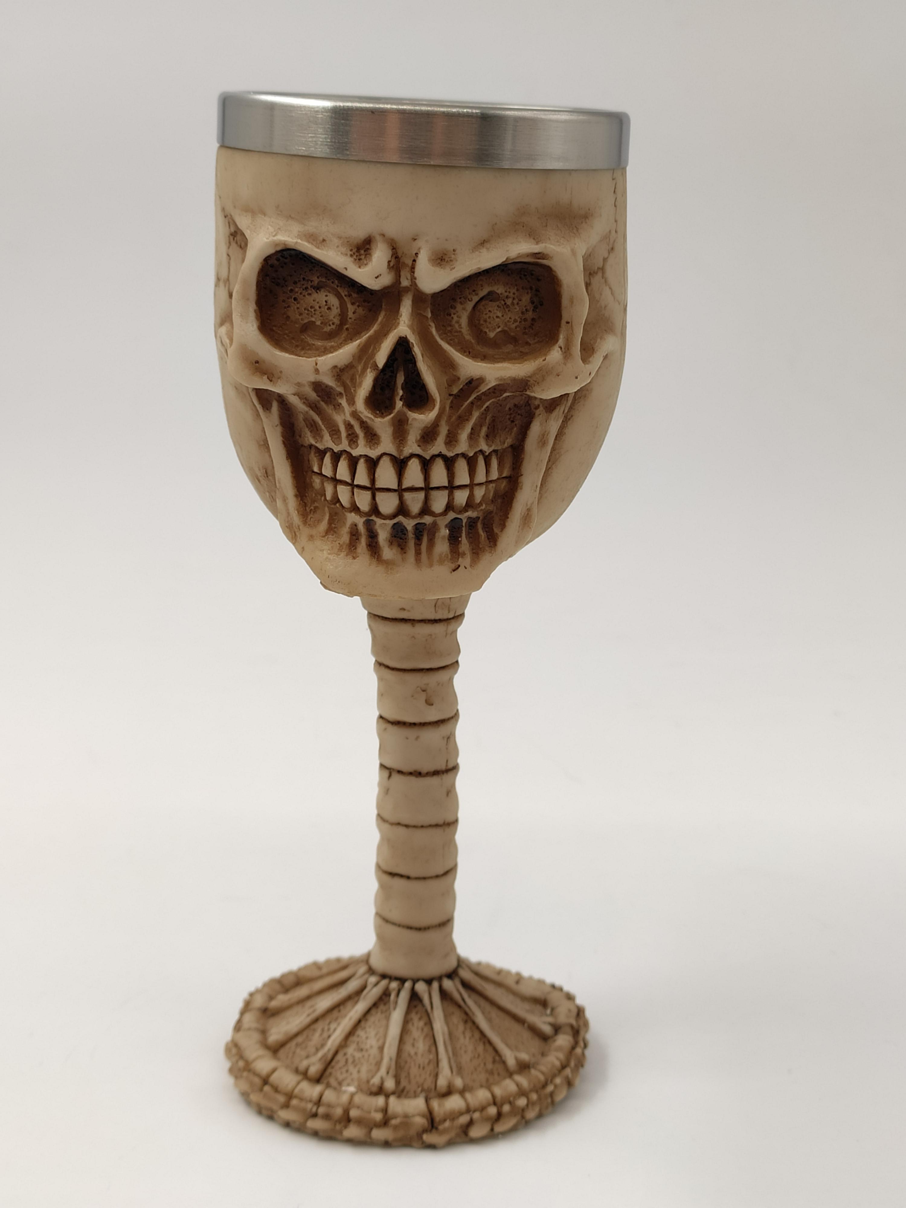 Кубок бокал голова череп 200 мл