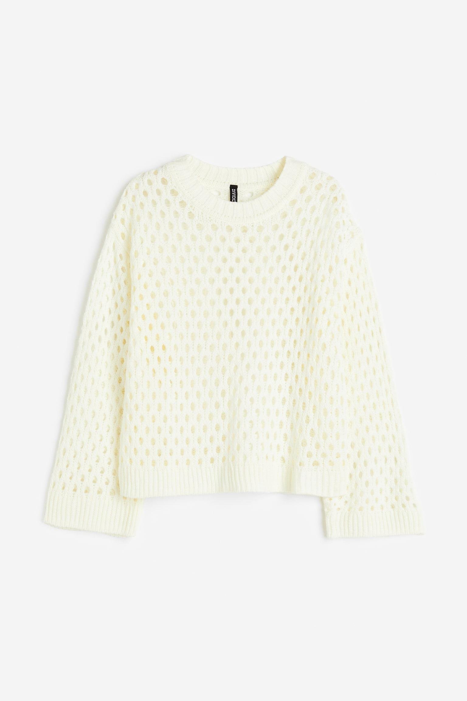 Джемпер жіночий H&M L Молочний (X11031111777)