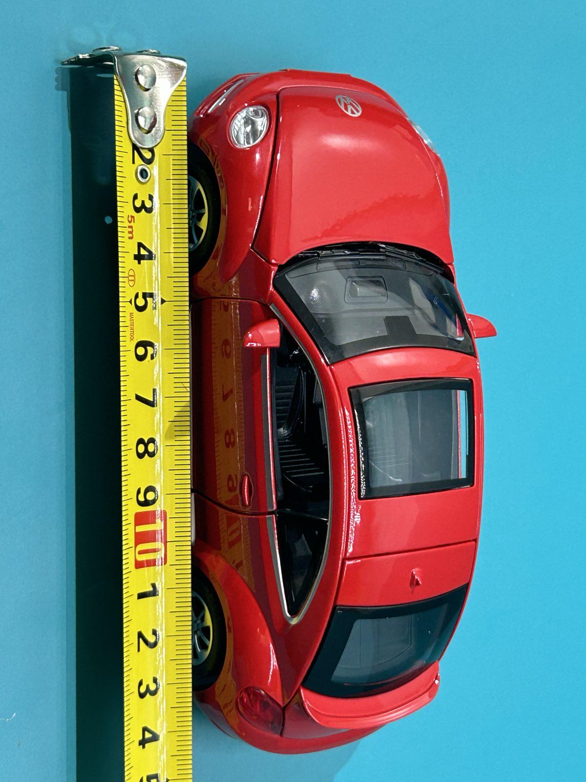 Машинка Union Group Авто Експерт Volkswagen Beatle 1:32 метал світло/звук відчиняються двері/капот/багажник Червоний (12012) - фото 11