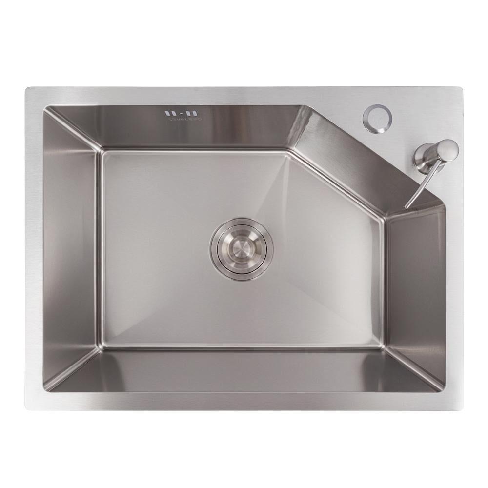 Мойка кухонная нержавеющая сталь Valeso Handmade 58х43B 3,0/0,8