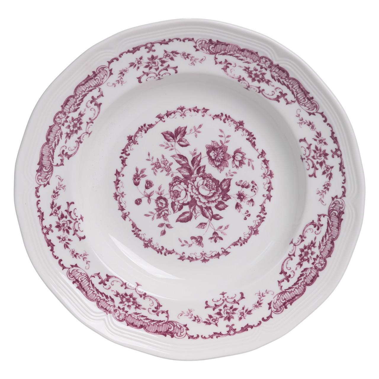 Столовый набор посуды тарелок Bissi 16 штук на 4 персоны фарфоровый обеденный Розовый (YY78-2A) - фото 5 Столовый набор посуды тарелок Bissi 16 штук на 4 персоны фарфоровый обеденный Розовый (YY78-2A) - фото 5