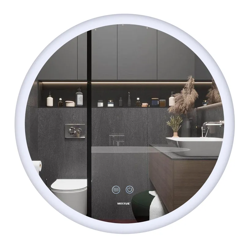 Зеркало MIXXUS Plain MC11-60 с LED Touch/Anti-fog/димером/регулировкой яркости (MI6663)