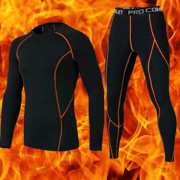 ᐉ Детское термобелье для футбола Fenta Thermal Underwear Winter 155-165 смBlack/Orange (3334)