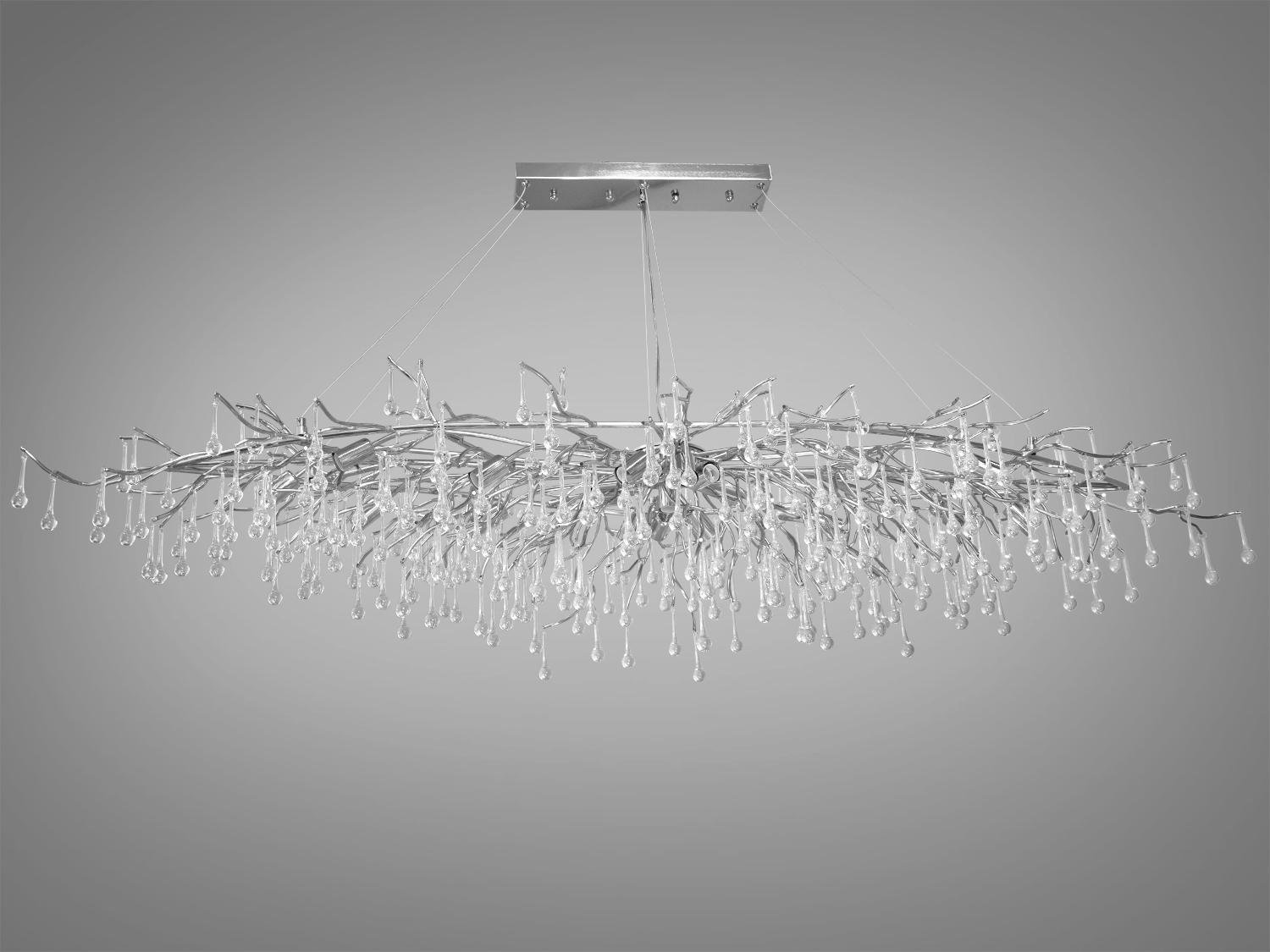 Люстра кришталева підвісна 41 Вт Хром (607-L1800CH) - фото 2 Люстра кришталева підвісна 41 Вт Хром (607-L1800CH) - фото 2