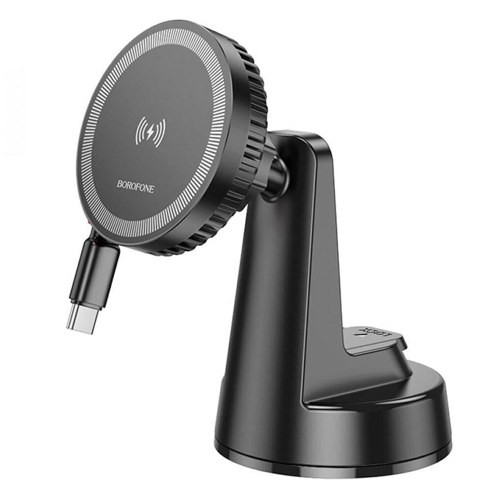 Держатель для телефонов в машину с беспроводной зарядкой Borofone BH208
