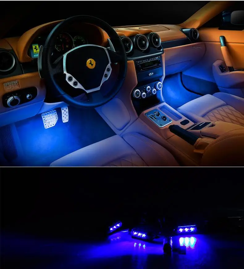 Підсвітка автомобільна AMBIENT HR-01678 LED RGB вологозахисна - фото 3