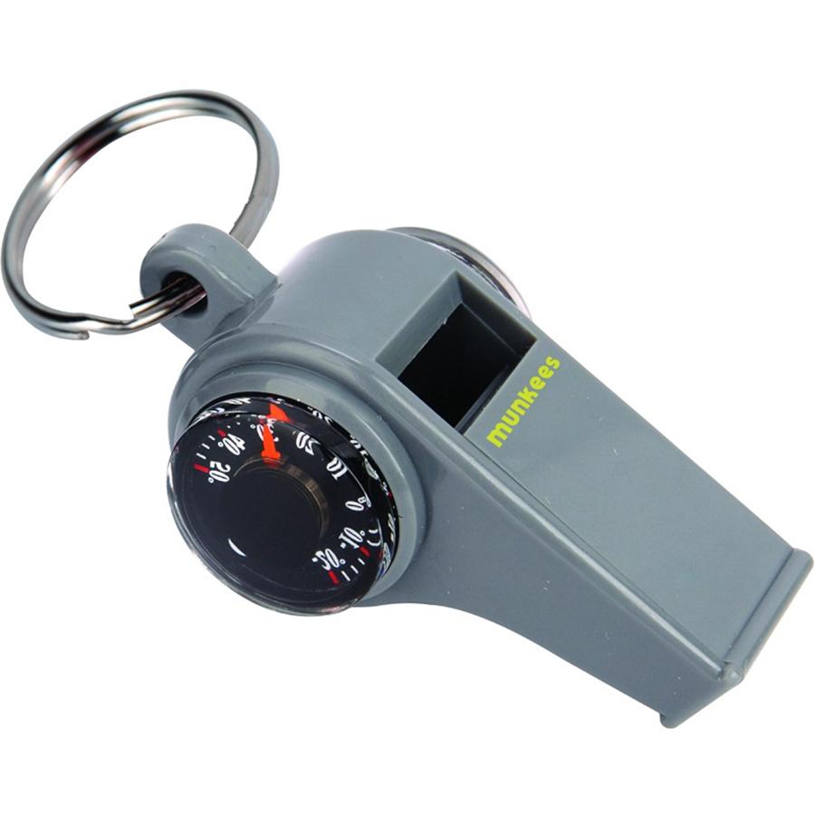 Брелок-свисток Munkees 3339 3 Function Whistle Grey