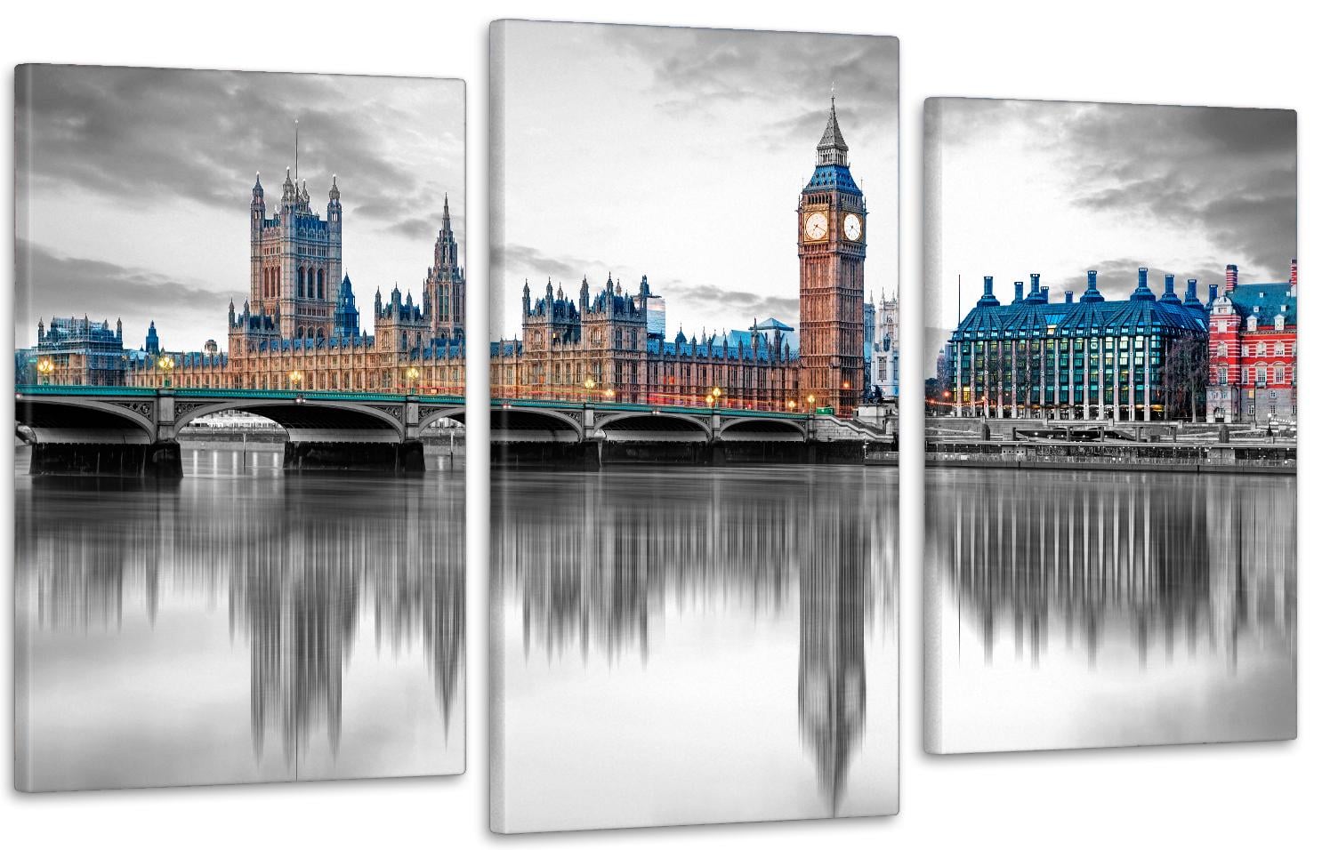 Картина модульная в гостиную/спальню Лондон 53х100 см (Art-707_3)