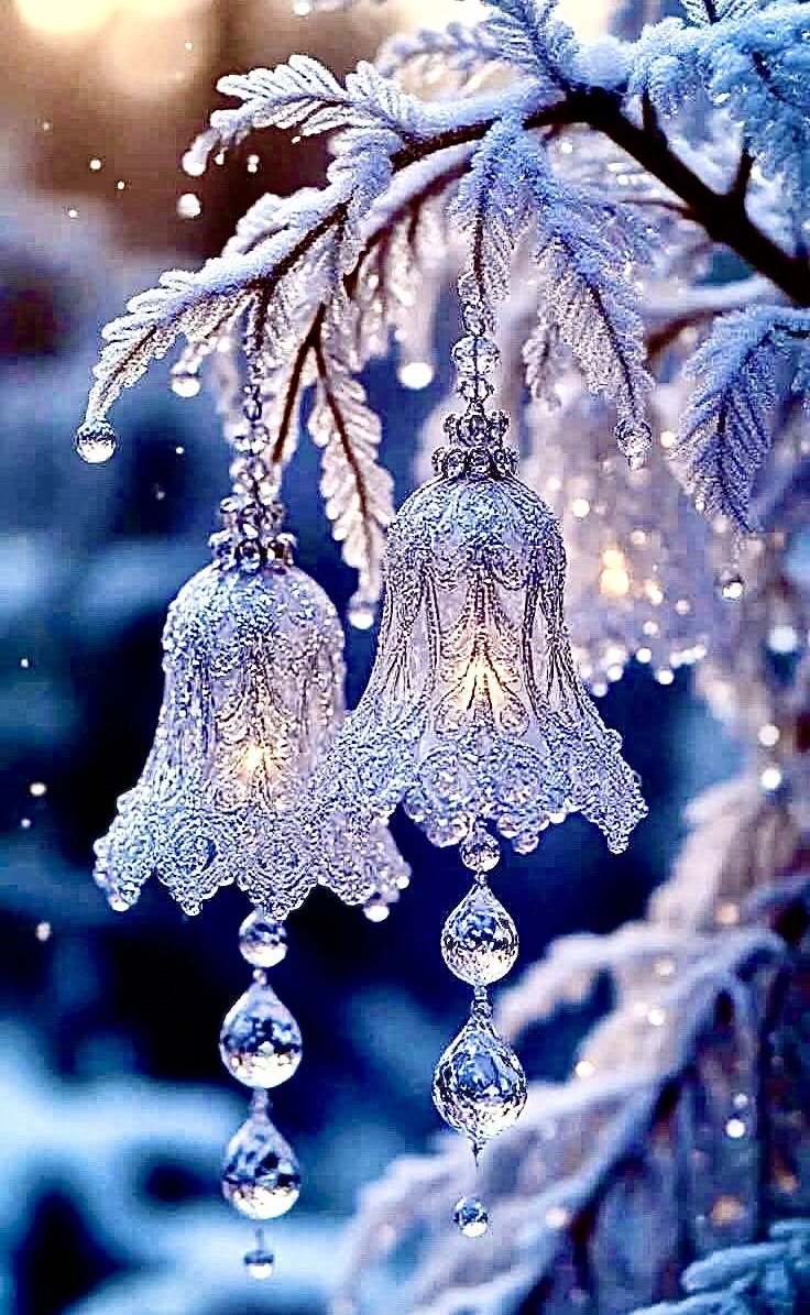 Алмазная мозаика Хрустальные колокольчики квадратные камни/без подрамника 40х60 см (32927382)