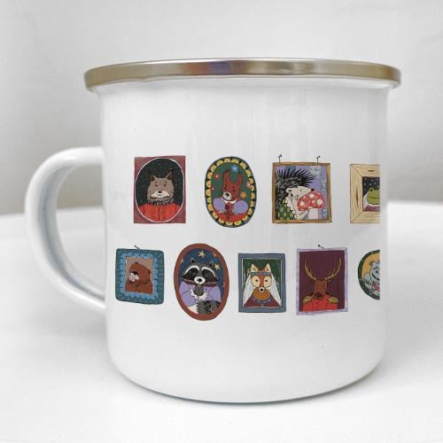 Кружка металлическая Camper Портреты животных 250 мл (KRM_23S135)