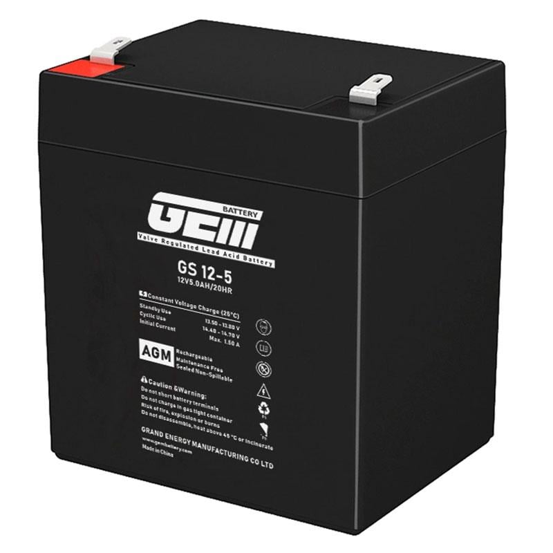 Акумулятор GEM AGM Battery 12V 5A (GS 12-5)