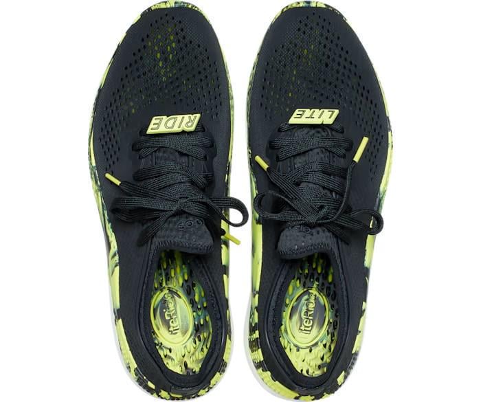 Кроссовки Crocs LiteRide 360 Marbled Pacer р. M7/W9/EUR 39-40 Black/Citrus (10306039) - фото 3