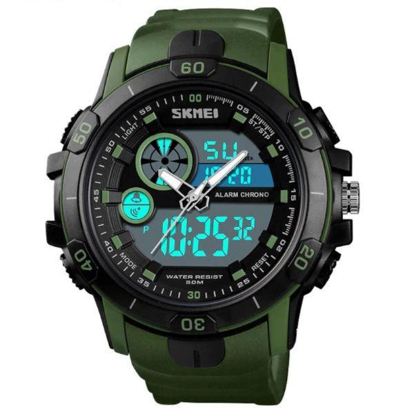 Чоловічий наручний годинник Skmei Green