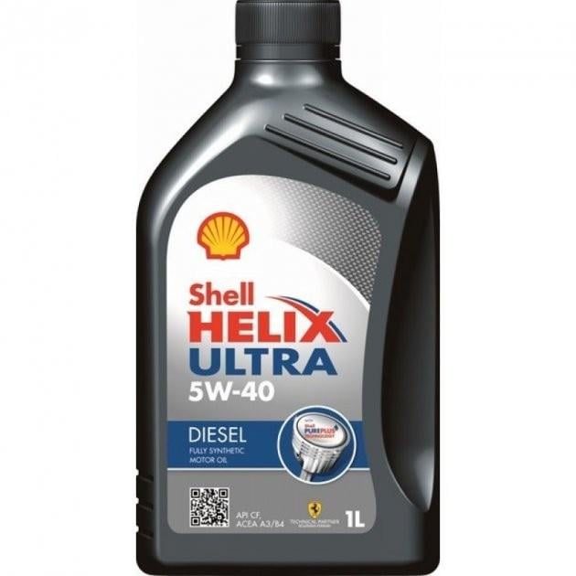 Моторное масло Shell Helix Diesel Ultra 5W40 1 л (38605925) - фото 1