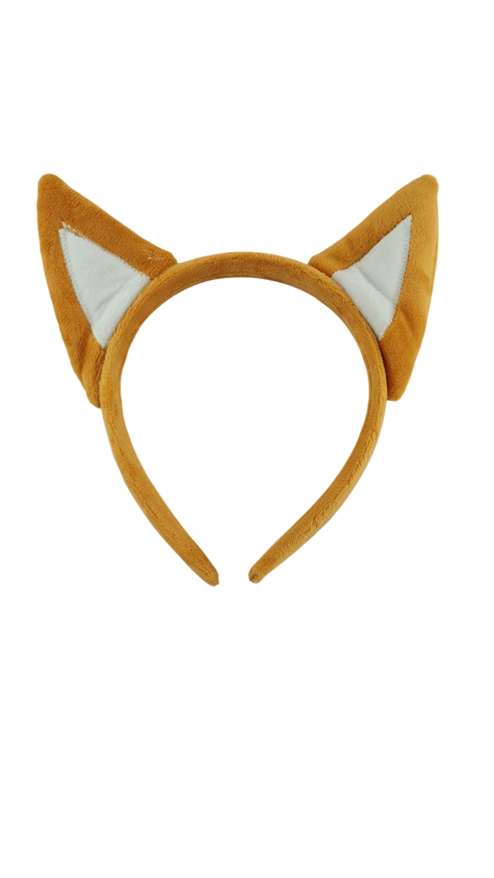 Обруч плюшевый ушки Лисички (000003)